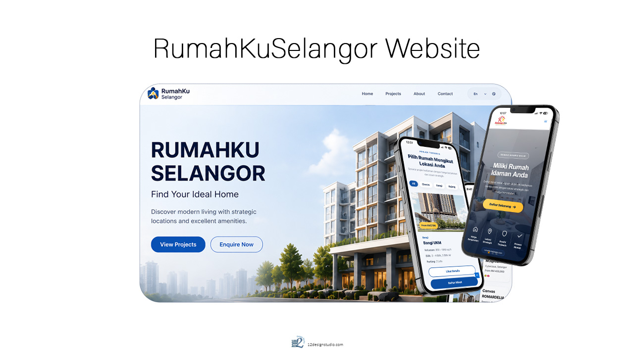 RumahKu Selangor property website project